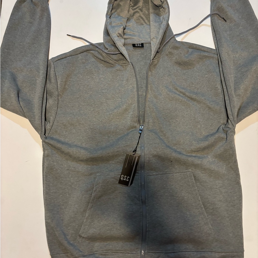 Mens OSC Brand Jacket - Size 5XL - Gray Color